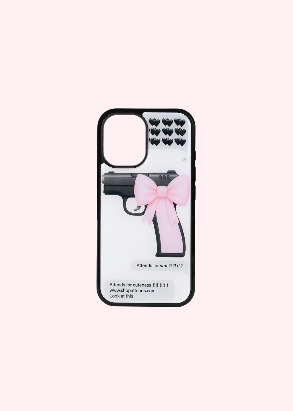 Attends imoji epoxy case Gun(white)