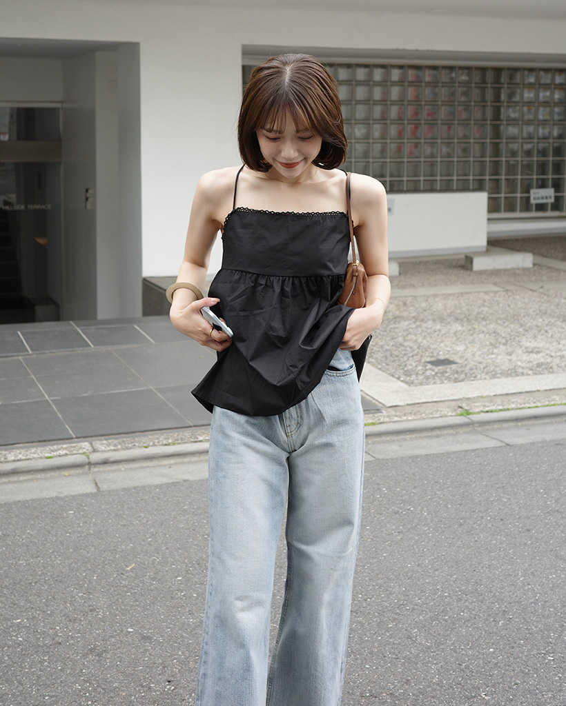 バックストラップレースキャミソール | ファッション通販サイト NUGU