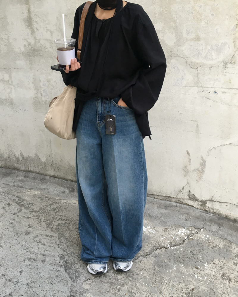 寝押し風ワイドパンツ | ファッション通販サイト NUGU