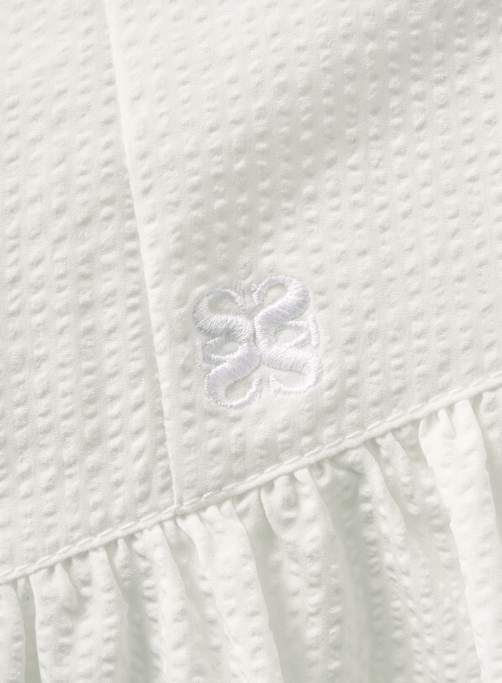 【SATUR】 (W) Seersucker Hole Skirt /追跡付 W) Seersucker Hole Skirt - White | ファッション通販サイト NUGU
