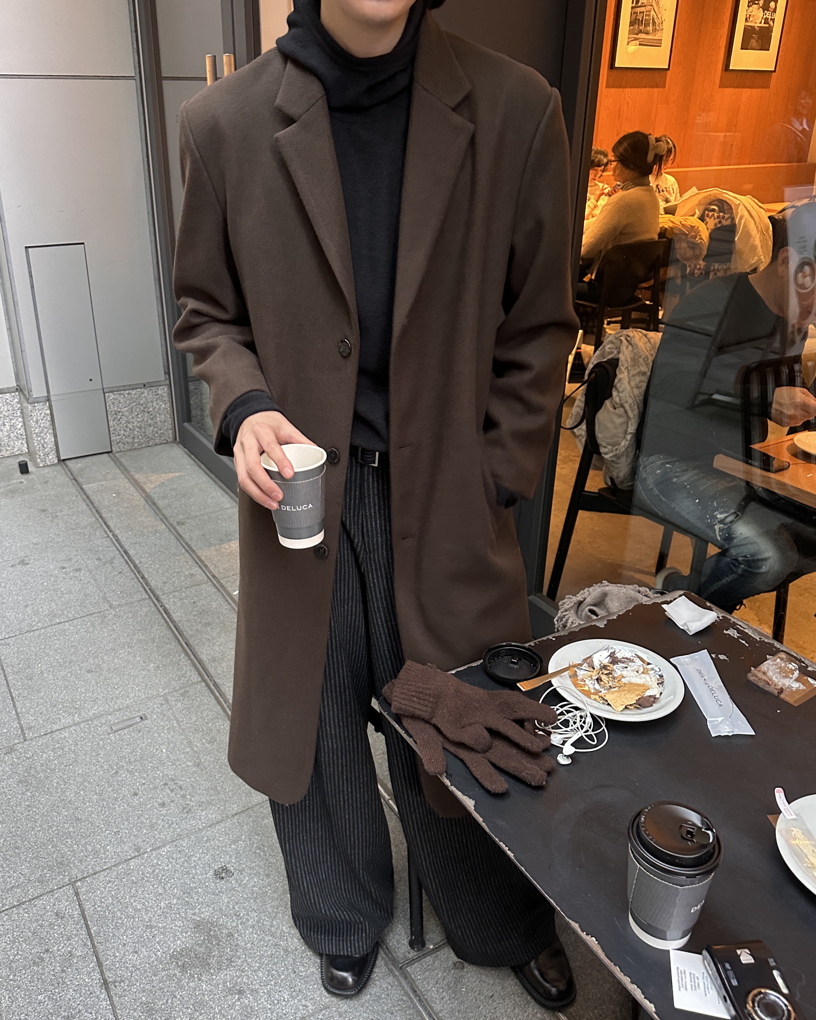 シンプルロングコート