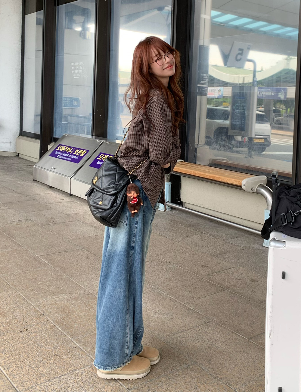 pinue ピヌエ　サイドタックデニムパンツ ダメージタックデニムパンツ（BLACK） - PINUE