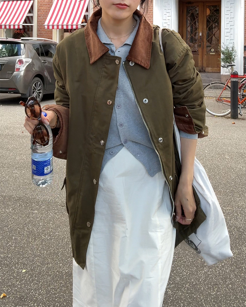 美品　Safari jacket コーデュロイジャケット ブラウン カラー コーデュロイ サファリジャケット | ファッション通販