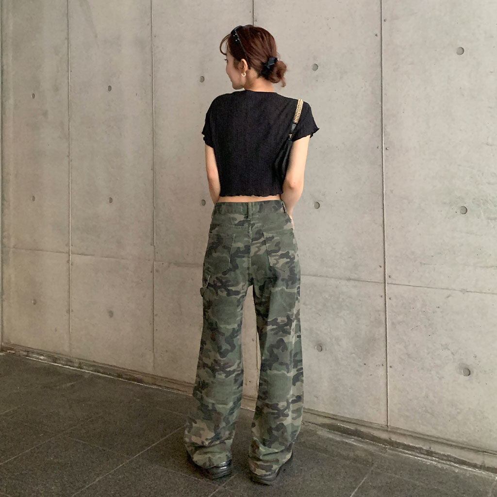 カモフラージュパターンカーゴパンツ | ファッション通販サイト NUGU
