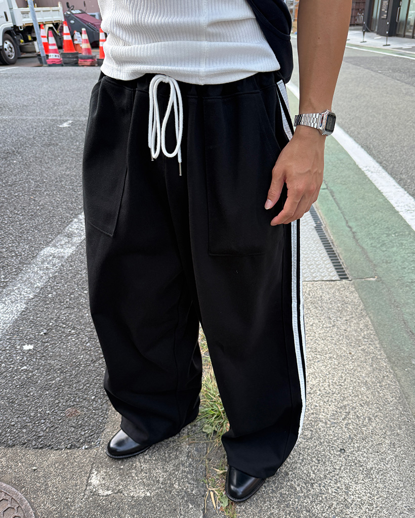 AK-69着用 バガーチ ラッセルノ サイドライン トラックパンツ 黒 XL 6 AK-69着用 バガーチ ラッセルノ サイドライン トラックパンツ 黒 XL 6