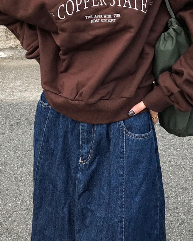 ✨新品・未使用✨ CANAL JEAN YA-YA デニム ロングスカート CANAL JEAN（キャナルジーン）の「YA-YA デニムロングスカート