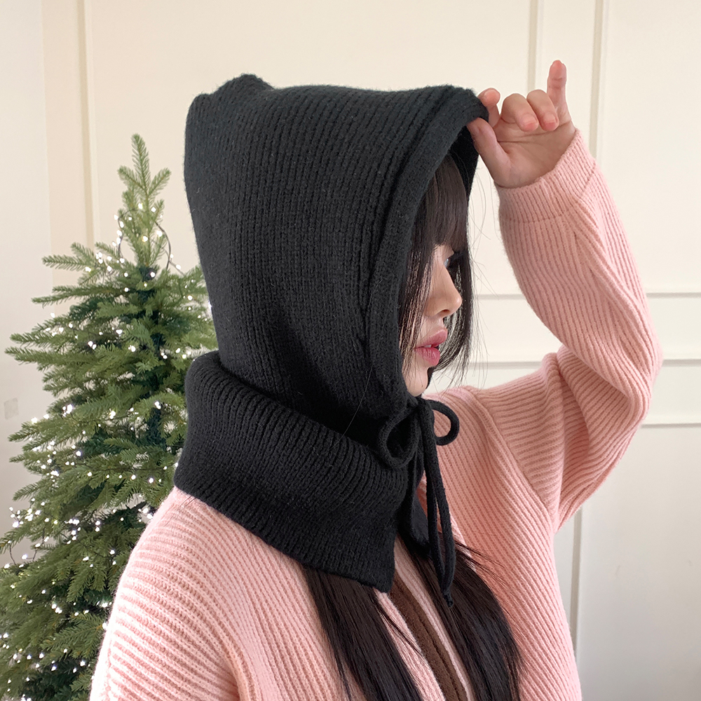 ツーボタンリボンストラップバラクラバ | ファッション通販サイト NUGU