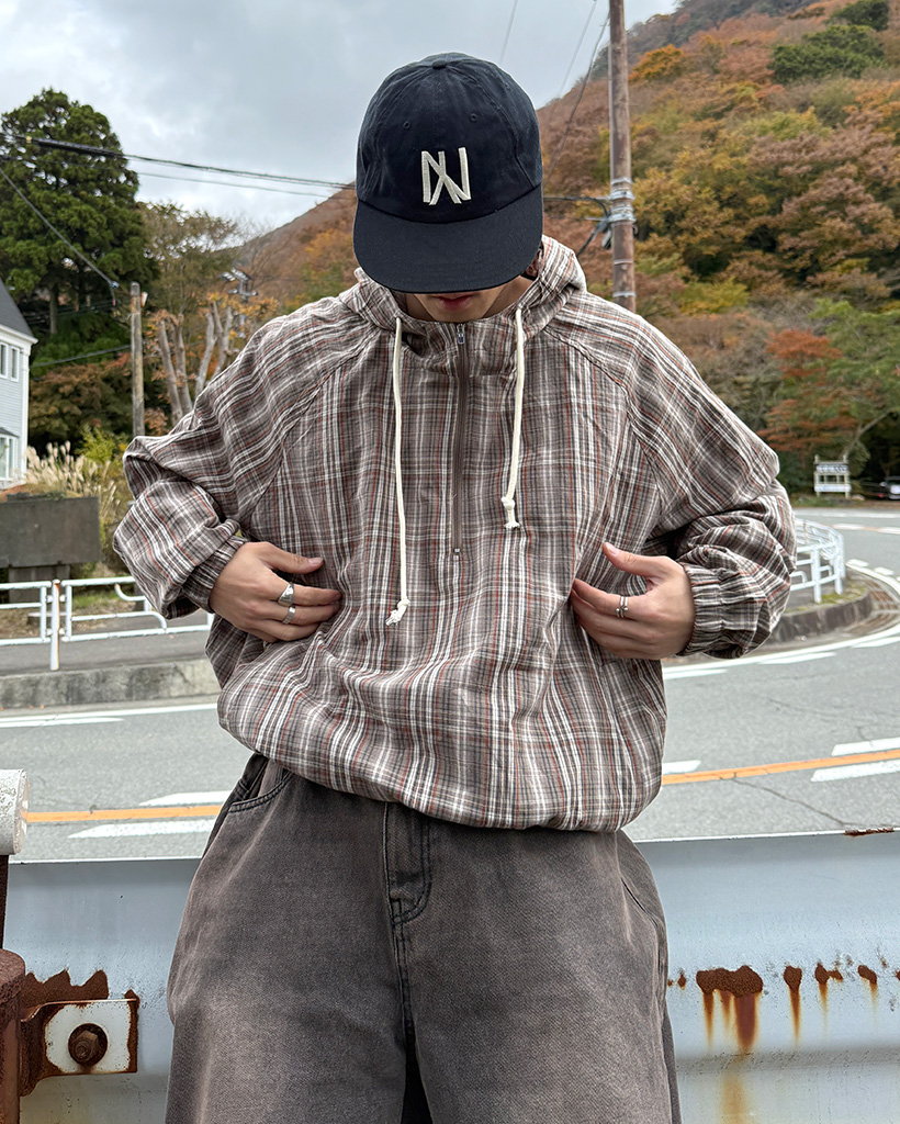 チェックアノラックパーカー | ファッション通販サイト NUGU