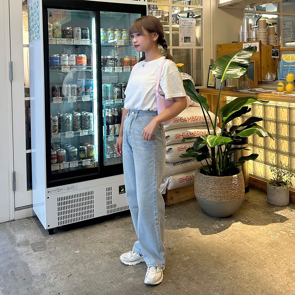 バックリボン刺繍デニムパンツ | ファッション通販サイト NUGU