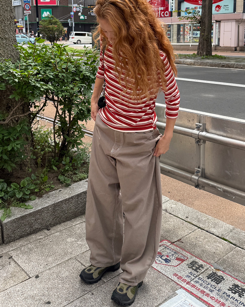 シンプルバルーンコットンパンツ | ファッション通販サイト NUGU