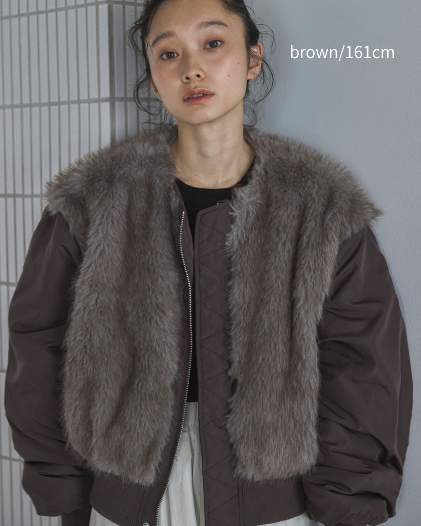 ミックスファードッキングMA-1 | ファッション通販サイト NUGU