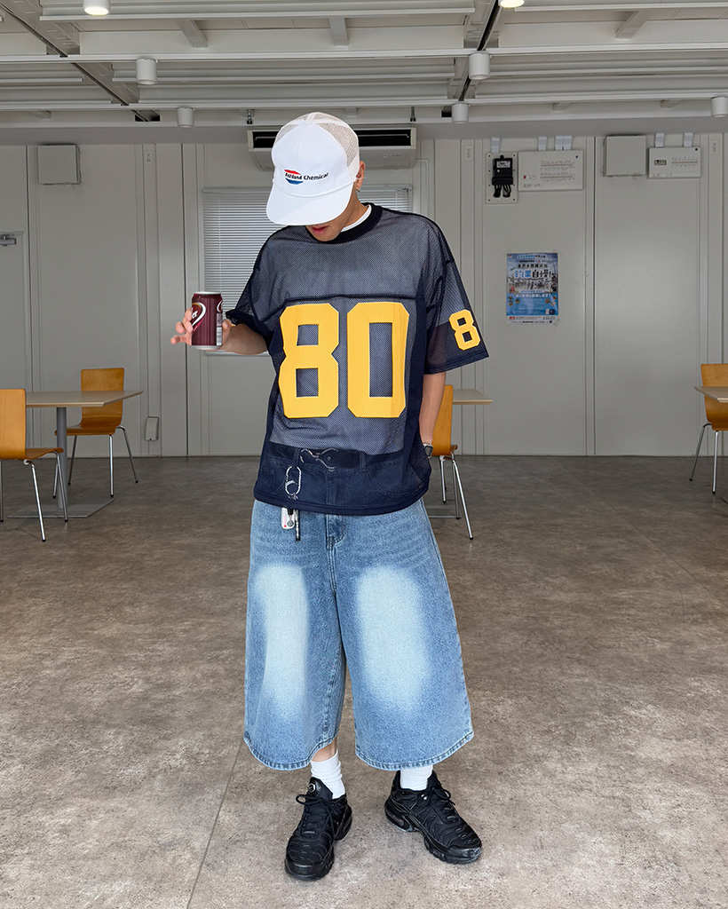 ナンバーメッシュ半袖Tシャツ | ファッション通販サイト NUGU