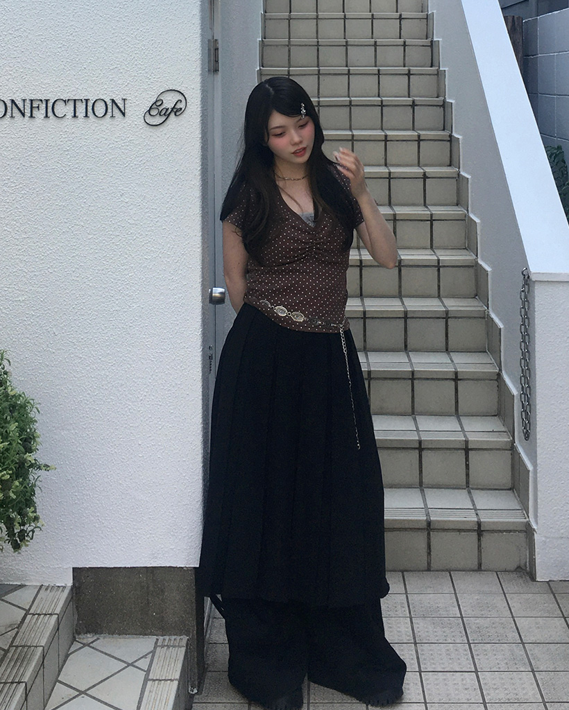 【専用】noir keininomiya チュール プリーツ ロングスカート 黒 noir kei ninomiya ウールオックス×ナイロンチュールスカート