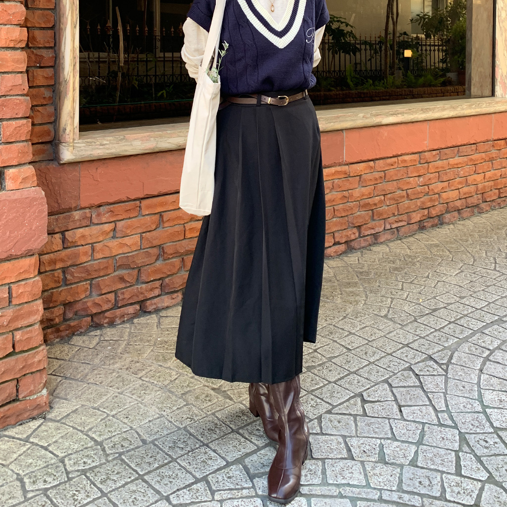 ベルトセットロングスカート | ファッション通販サイト NUGU