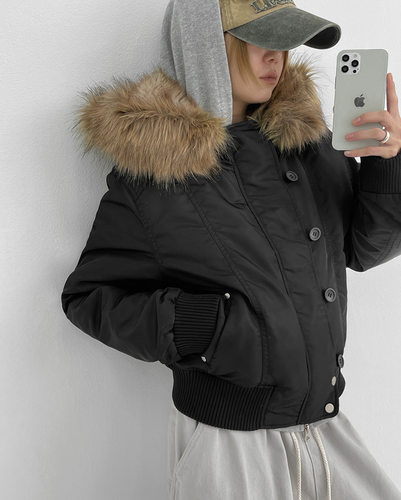 ファー付きジャンバー PRANK PROJECT（プランクプロジェクト） ブルゾン アウター ファー