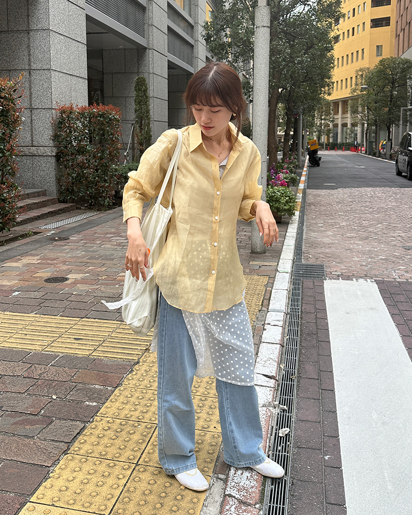 おまとめ5着【EN FOCUS STUDIO】フラワーシースルー993 おまとめ5着【EN FOCUS STUDIO】フラワーシースルー993 ねじれ