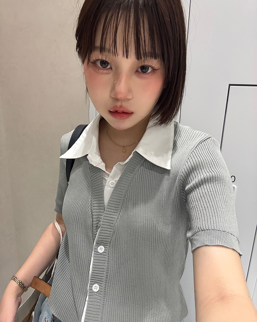 ARCHIVIO 半袖トップスカーディガン 楽天市場】【50%OFF】ニット 透かし編み トップス カーディガン