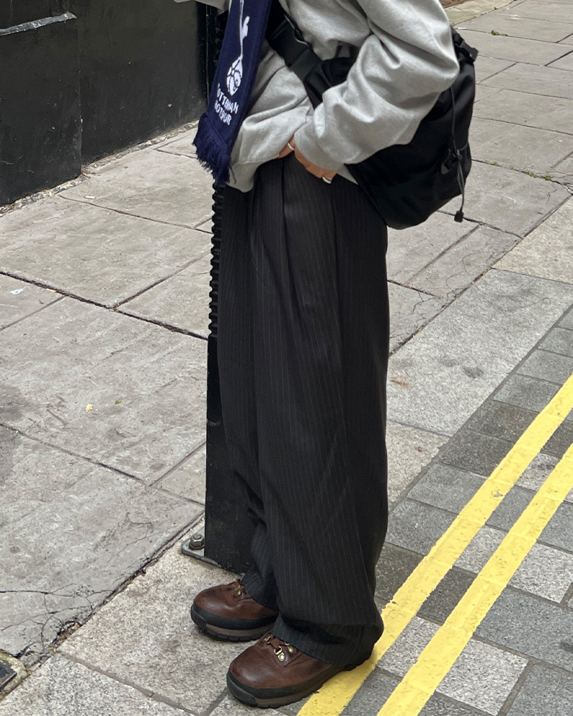 コーリンストライプスラックス | ファッション通販サイト NUGU