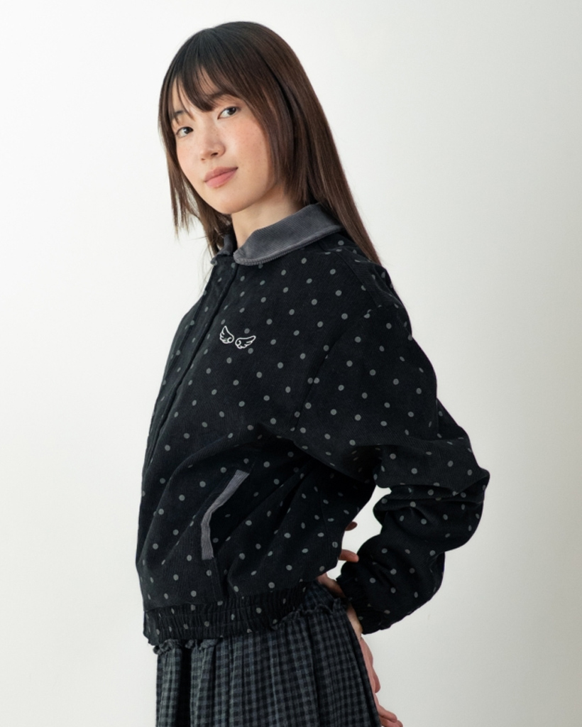 ドット コーデュロイ ジャケット [ブラック] | ファッション通販サイト