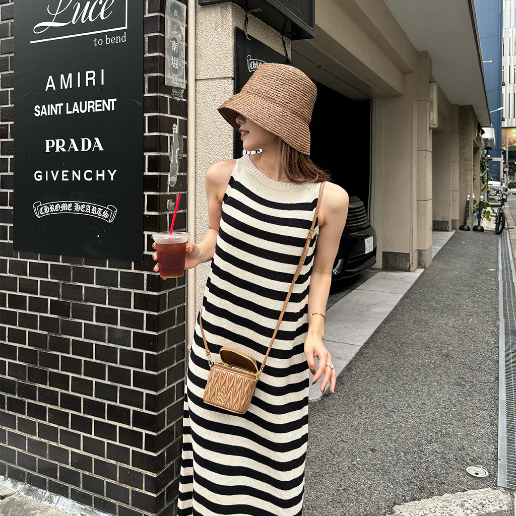 ノースリーブニットワンピース | ファッション通販サイト NUGU