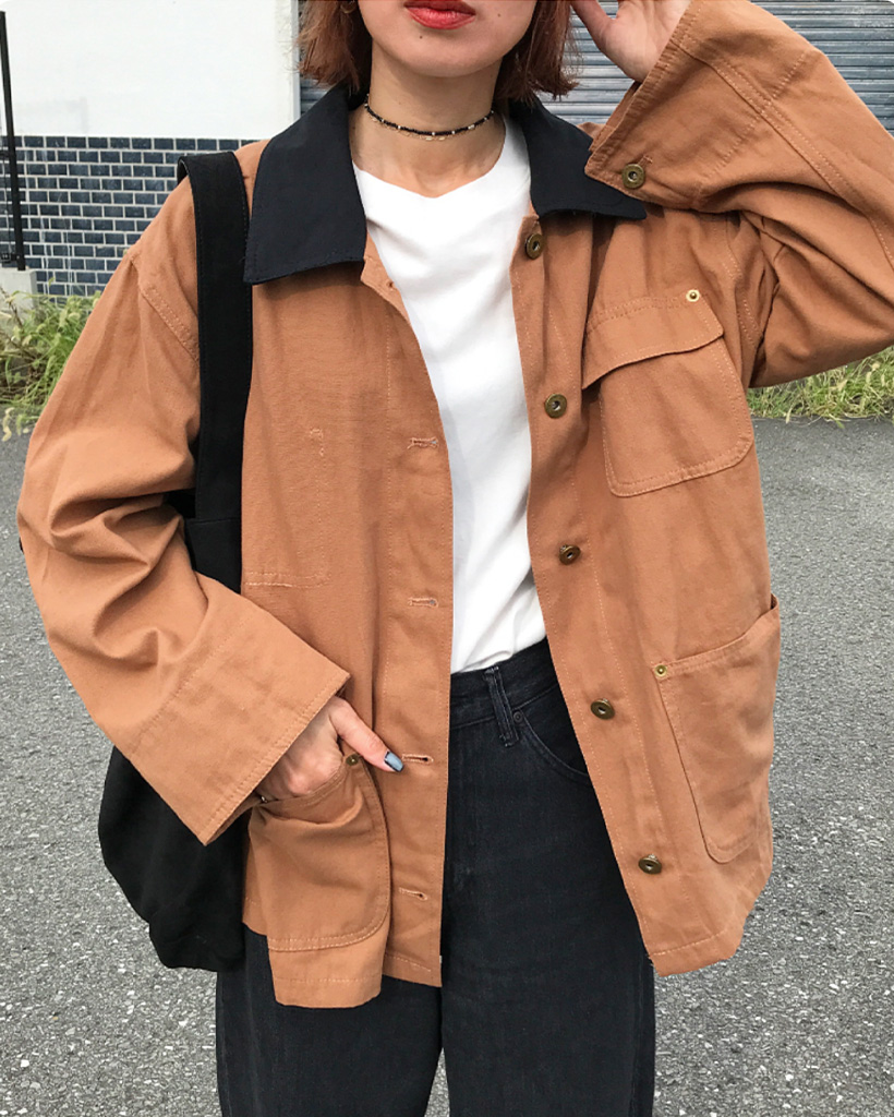 コントラストカラージャケット | ファッション通販サイト NUGU