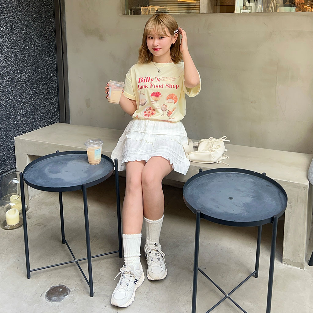 カンカンフリルミニスカート crank カンカン フリル ミニスカート