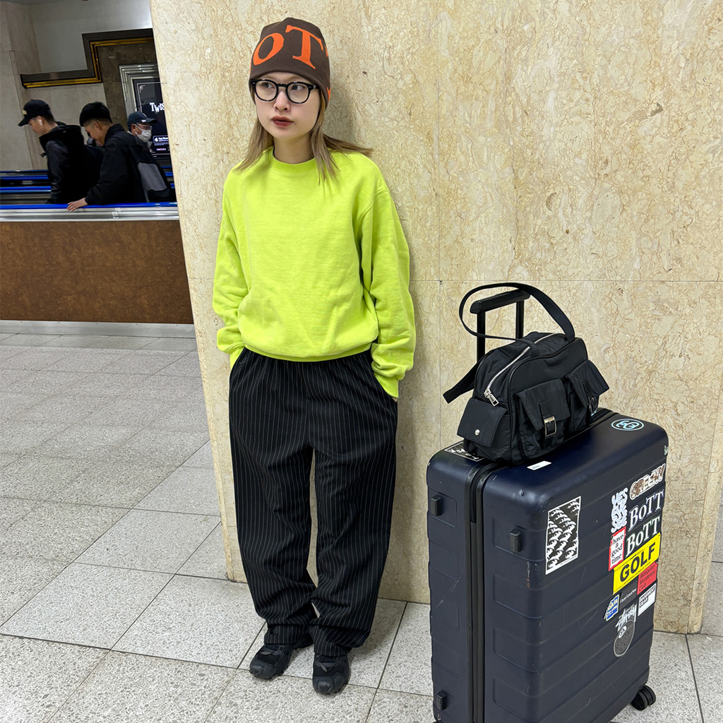 LiNoH ブラック ワイドパンツ LiNoH ブラック ワイドパンツ