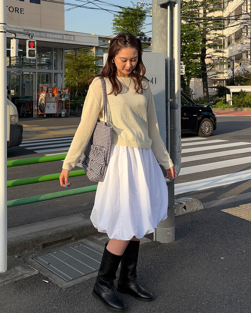 ミディバルーンスカート | ファッション通販サイト NUGU
