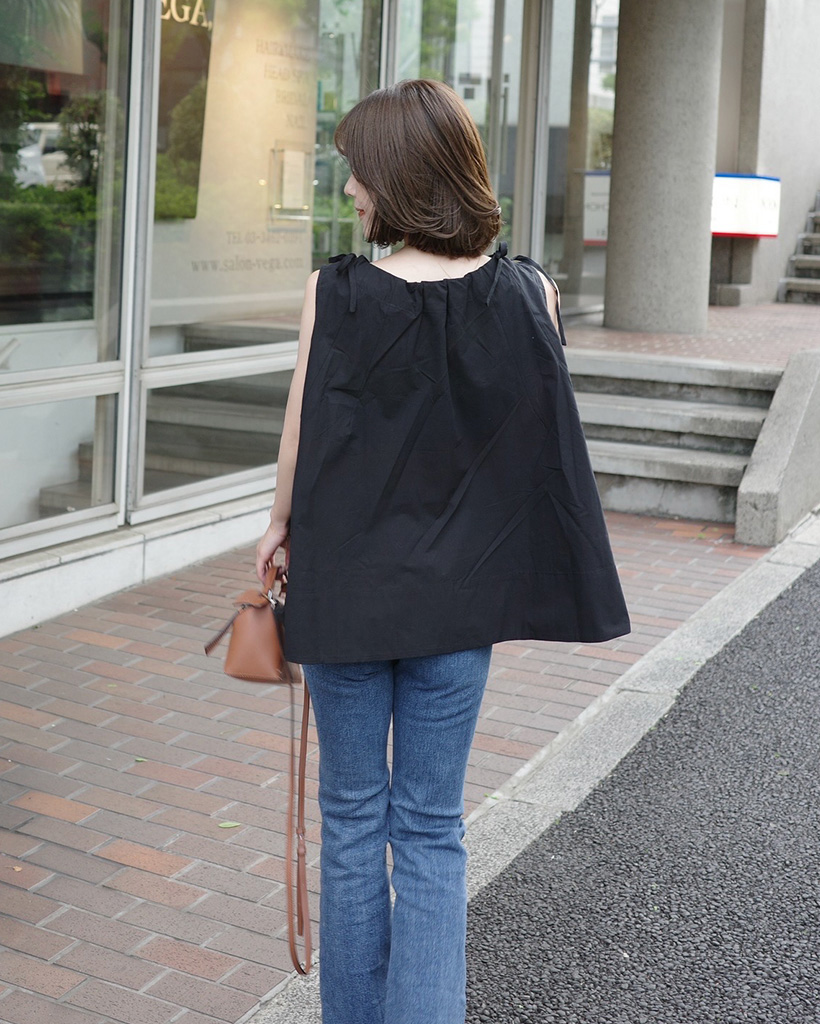 スリーブレスシャーリングブラウス KBF｜スリーブレスシャーリングブラウス | Rakuten Fashion(楽天