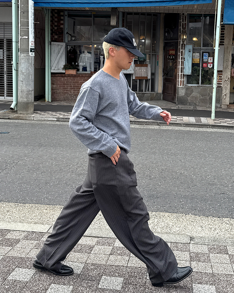 バックルストライプスラックス | ファッション通販サイト NUGU