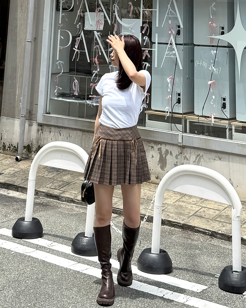 【未使用】タグ付き　シークレットハニー　プリーツスカート　チェック柄　リボン　2 Secret Honey スカート チェックプリーツスカパン : ZOZOTOWN