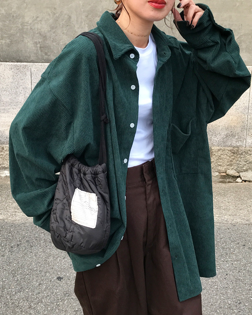 コーデュロイオーバーシャツジャケット | ファッション通販サイト NUGU