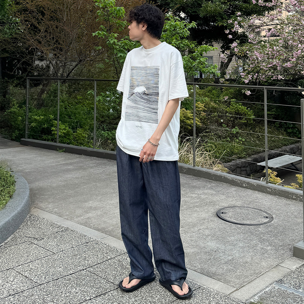 STUKAワイドわデニムパンツ JÖICEADDED 【Crouka別注色】 ラウンド ワイド デニム