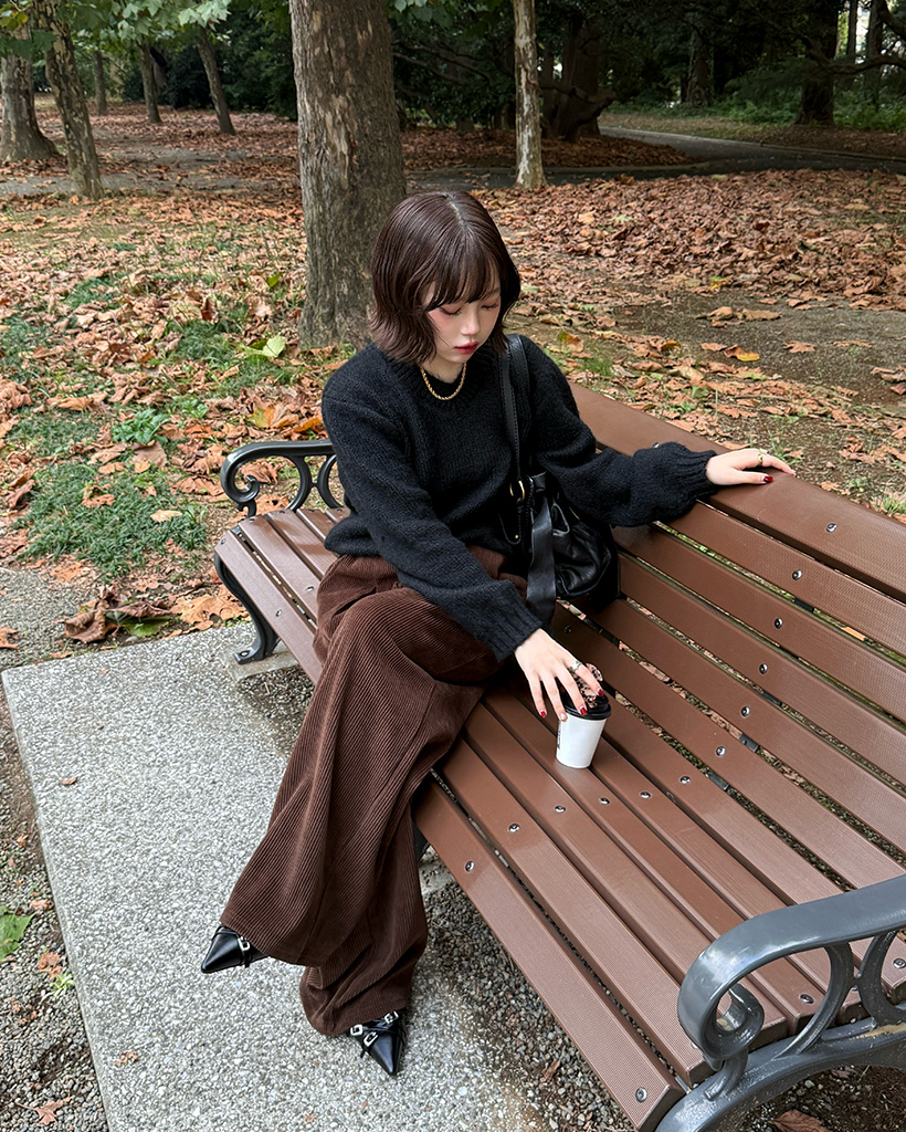 コーデュロイタックワイドパンツ | ファッション通販サイト NUGU