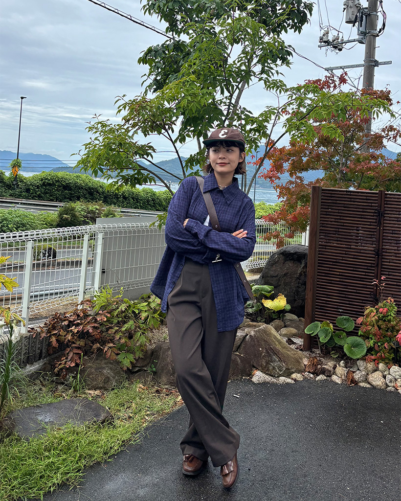 チェックネイビーシャツ | ファッション通販サイト NUGU