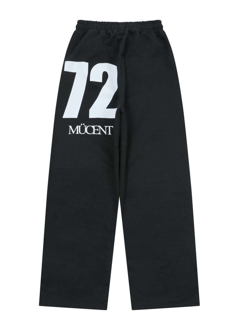 【MUCENT】 SIGNATURE BACK 72 LETTERING WIDE SWEAT PANTS MUCENT】 SIGNATURE BACK 72 LETTERING WIDE SWEAT PANTS