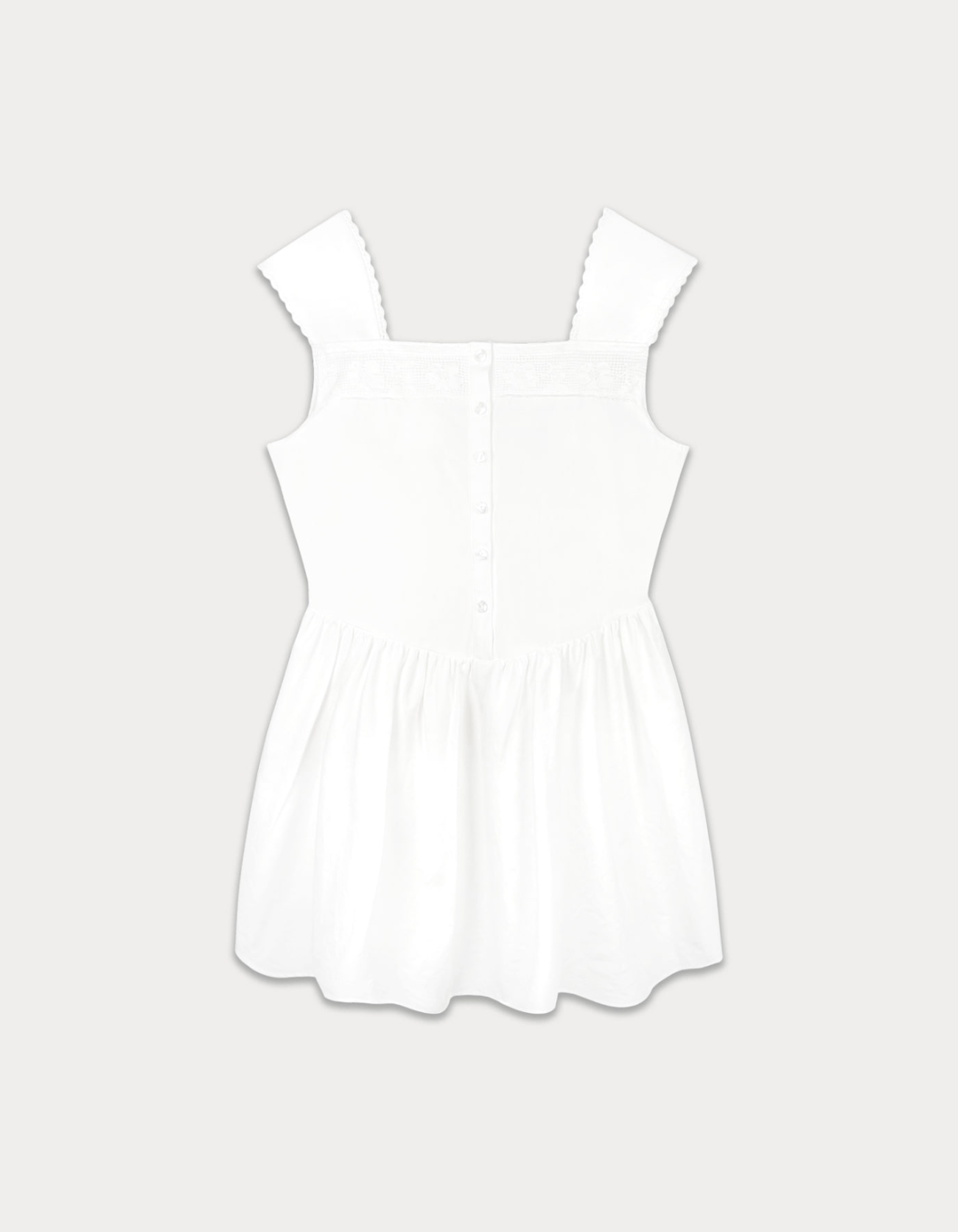 May Lace Mini Dress - Ivory