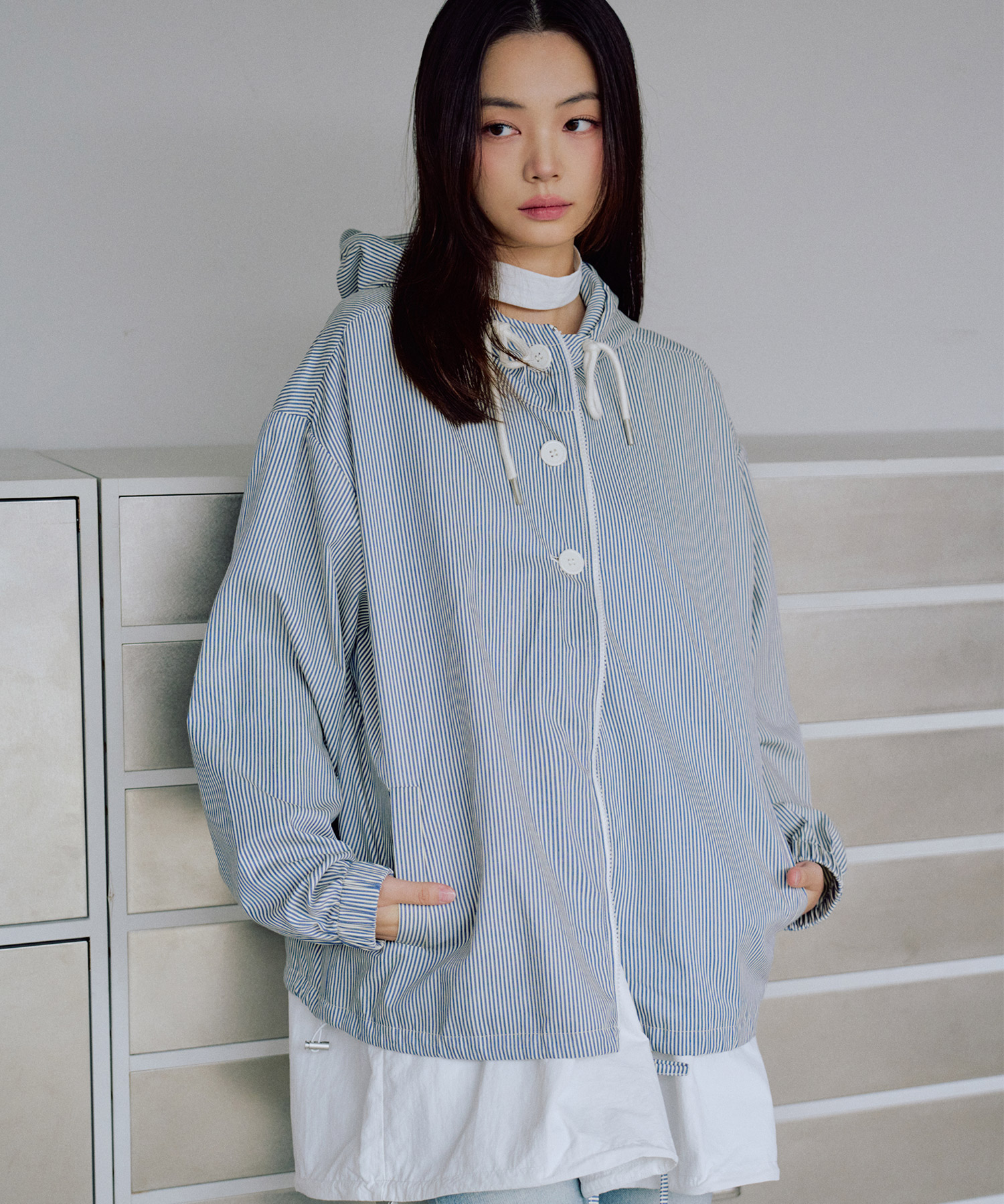 アウターその他 [Zeroplanet] Liber Graphic Knit Zip up Liber Graphic Knit Zip-up [BLUE] | ファッション通販サイト NUGU
