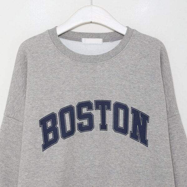 ユニセックス起毛ボストンスウェットシャツ | ファッション通販サイト NUGU