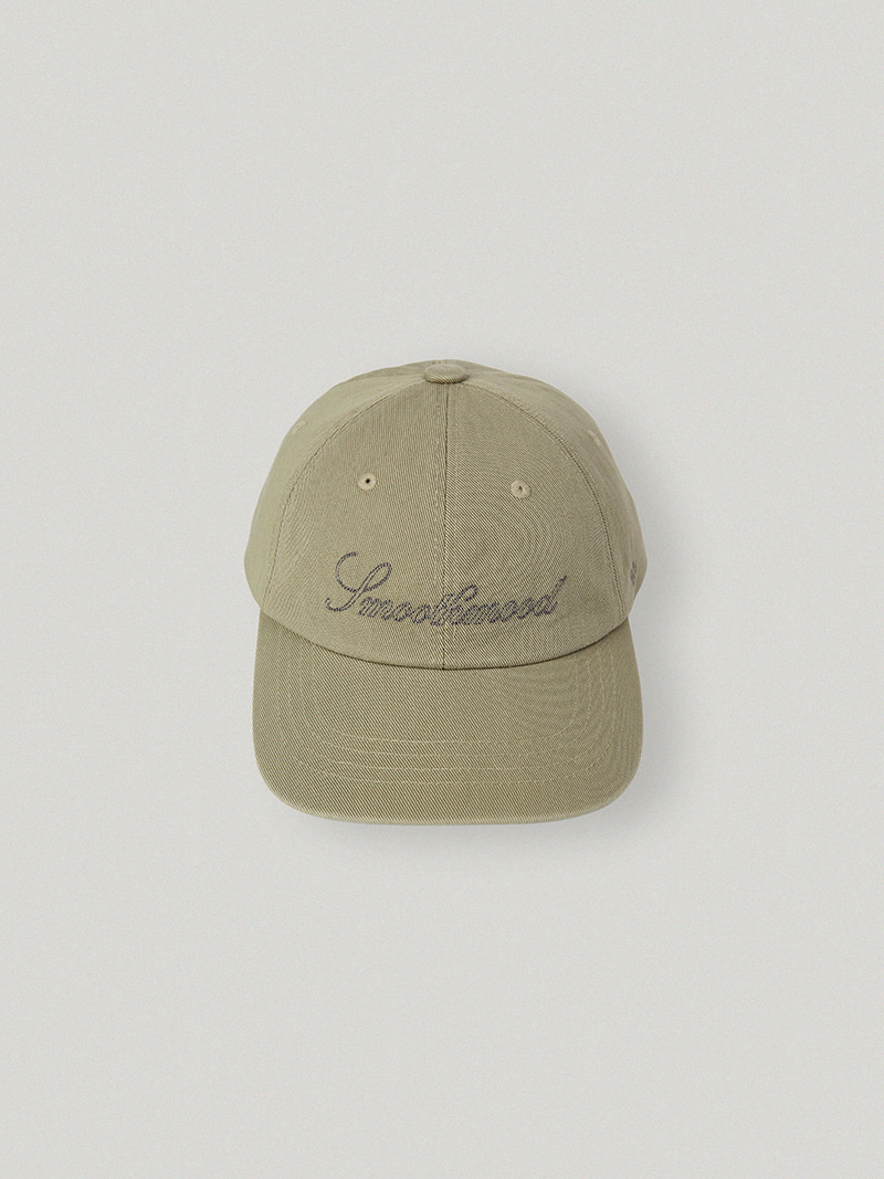 Beige Washed Logo Ball Cap