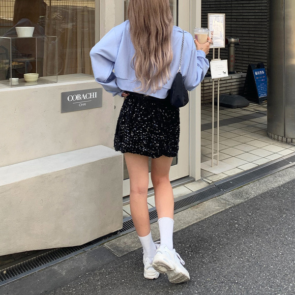 スパンコールミニスカート | ファッション通販サイト NUGU
