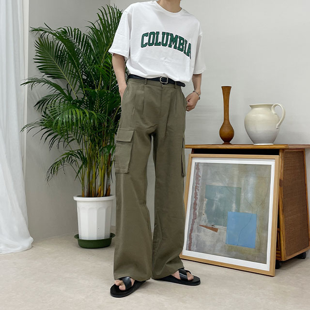 パンツ lig. wie cargo pants X-LARGE|エクストララージ】WIDE LEG CARGO PANTS(OLIVE)公式