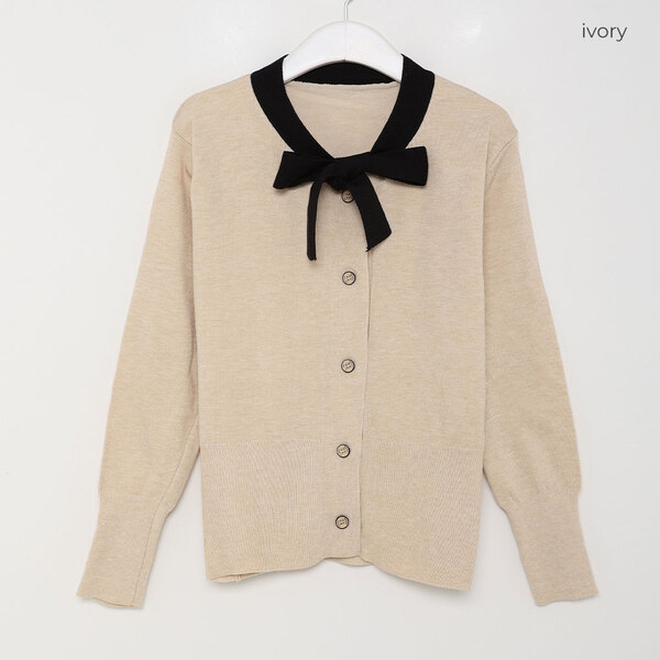 ラブリーリボンタイカーディガン | ファッション通販サイト NUGU