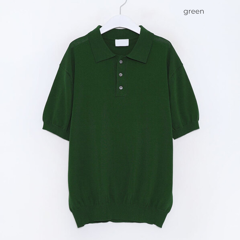 スリーボタンカラニット | ファッション通販サイト NUGU