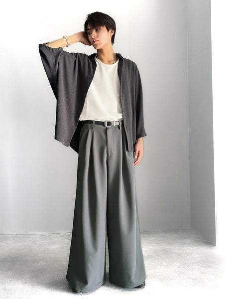 美しさはタックから。」3タックY2Kスーパーワードスラックス／Three