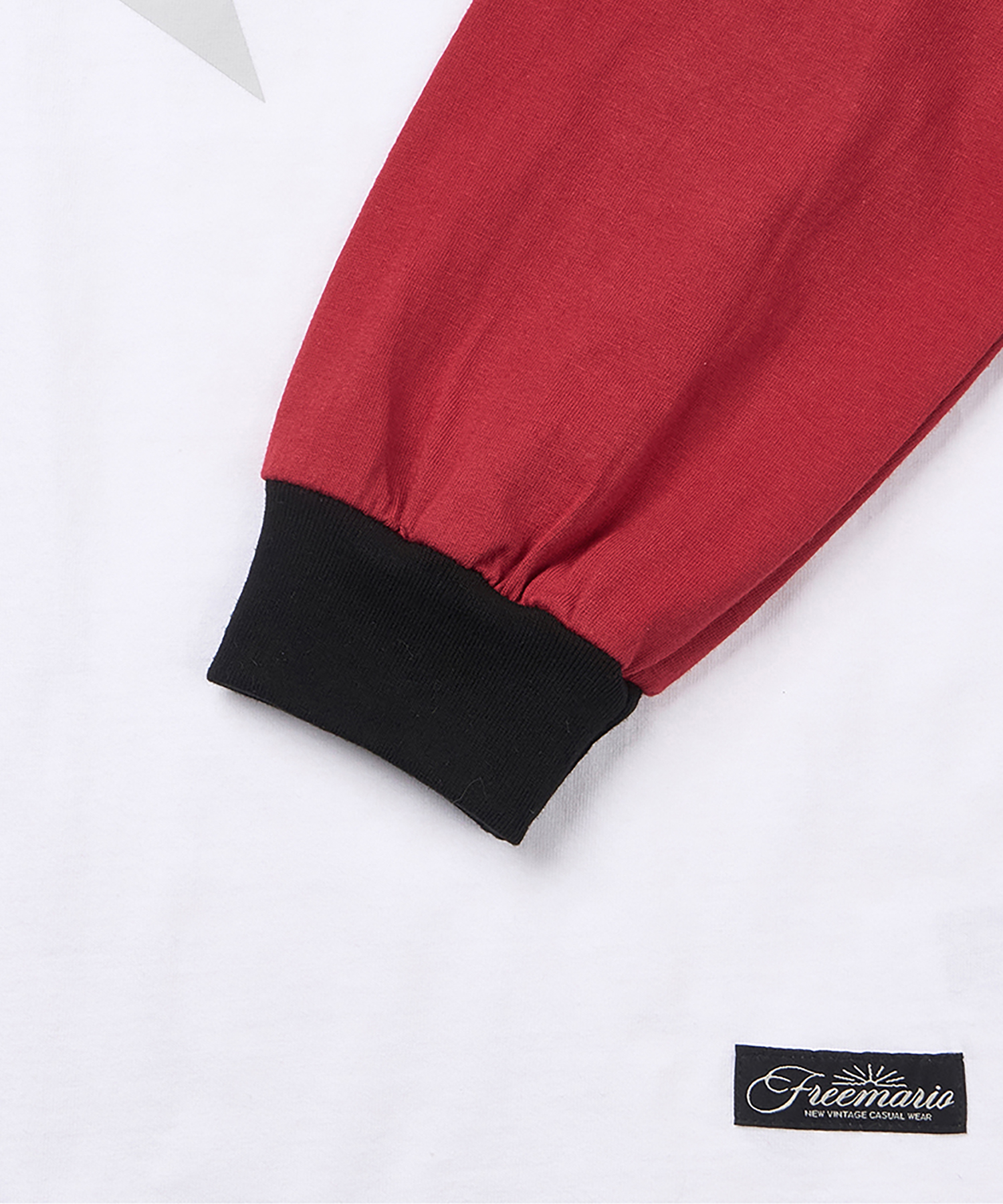 90Sヴィンテージスターレグランロングスリーブ[レッド