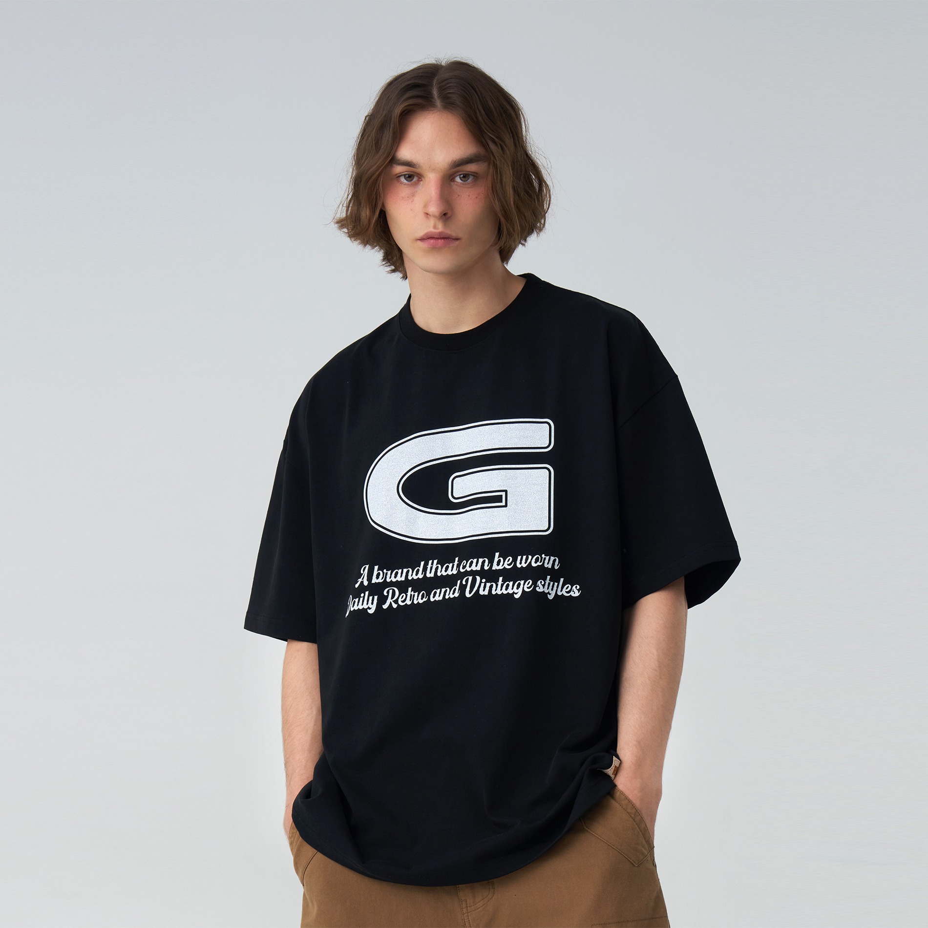 G'dup WEAR ネイビー ロゴシャツ XXL G´dup WEAR ネイビー ロゴシャツ XXL