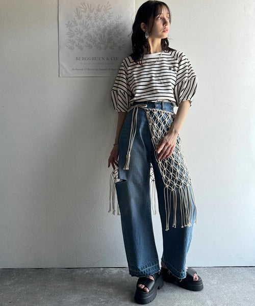 スタンダード向け練習着✨可愛いボーダー柄ワンピース❤️ダンスパーティーにも！ スタンダード向け練習着✨可愛いボーダー柄ワンピース❤️ダンス