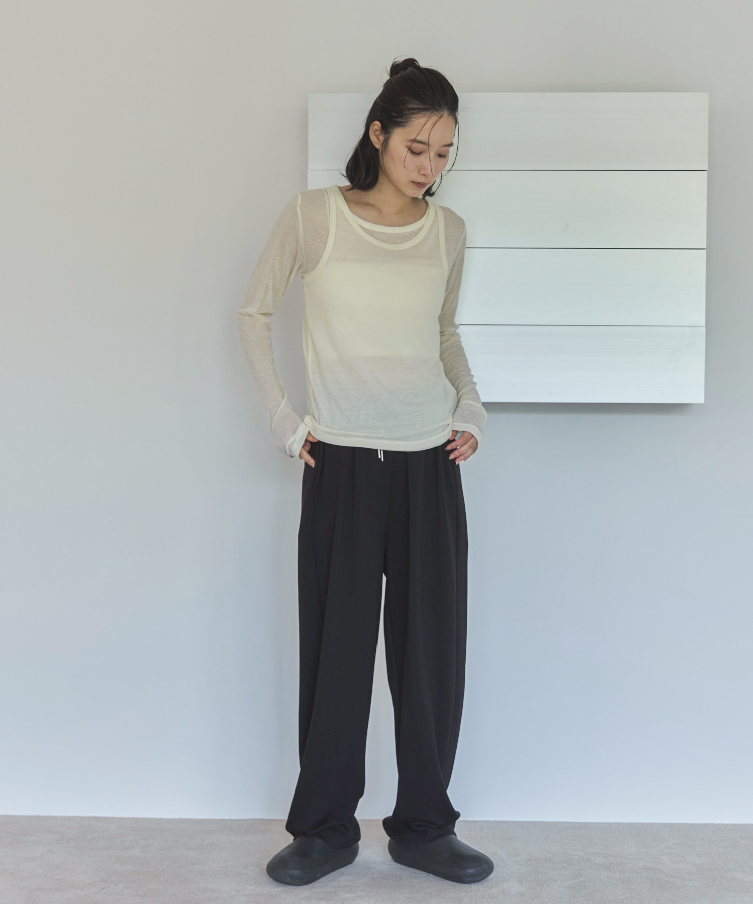 タンクレイヤードシアーロンTee | ファッション通販サイト NUGU
