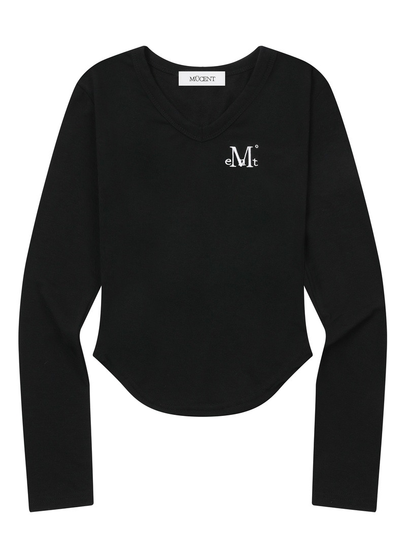 ROINA V NECK LONG SLEEVE T (6COLOR)